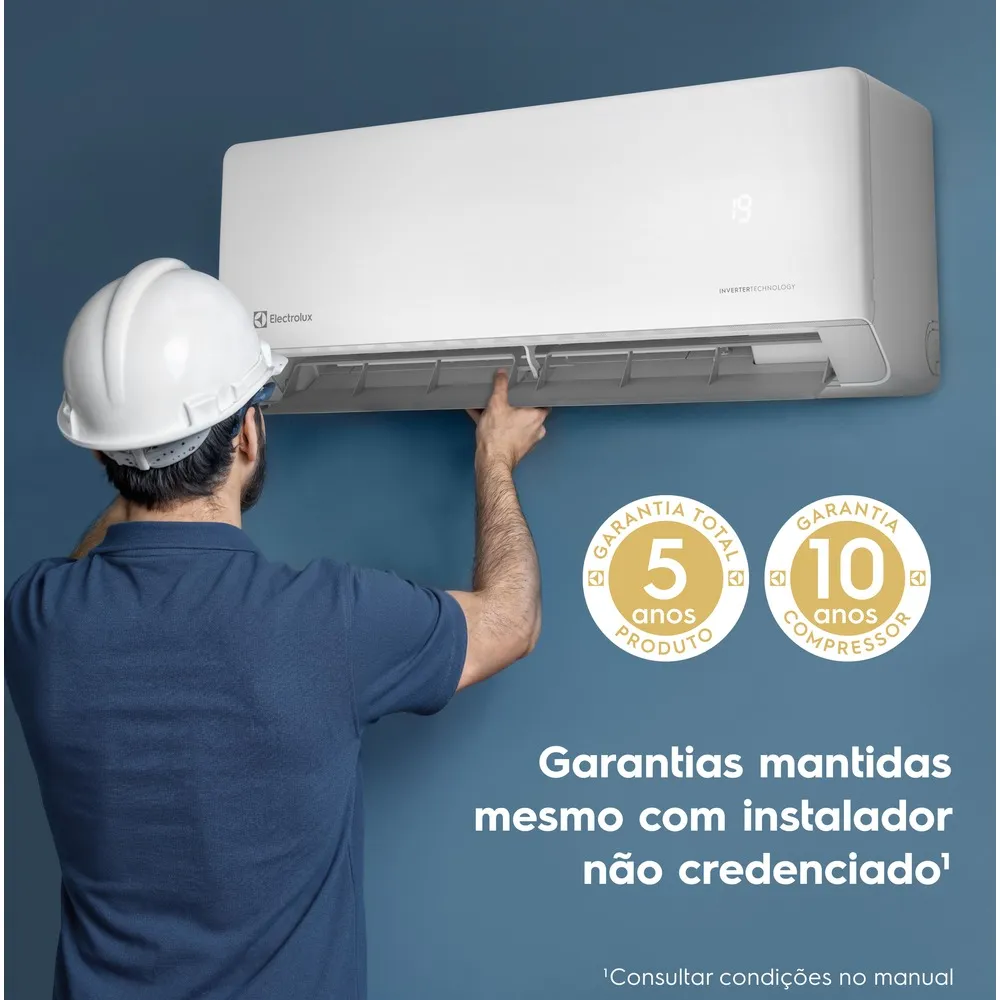 Ar-condicionado Split Electrolux MaxComfor Inverter Quente/Frio 12.000 BTUs (NI12R/NE12R)