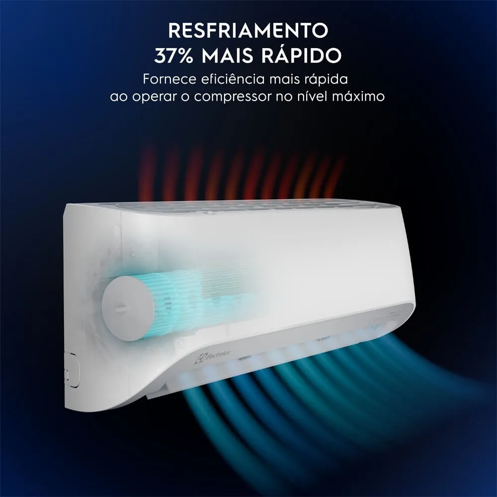 Ar-Condicionado Split Electrolux Inverter 24.000 BTUs Color Adapt Frio Triple Protection (JI24F/JE24F)