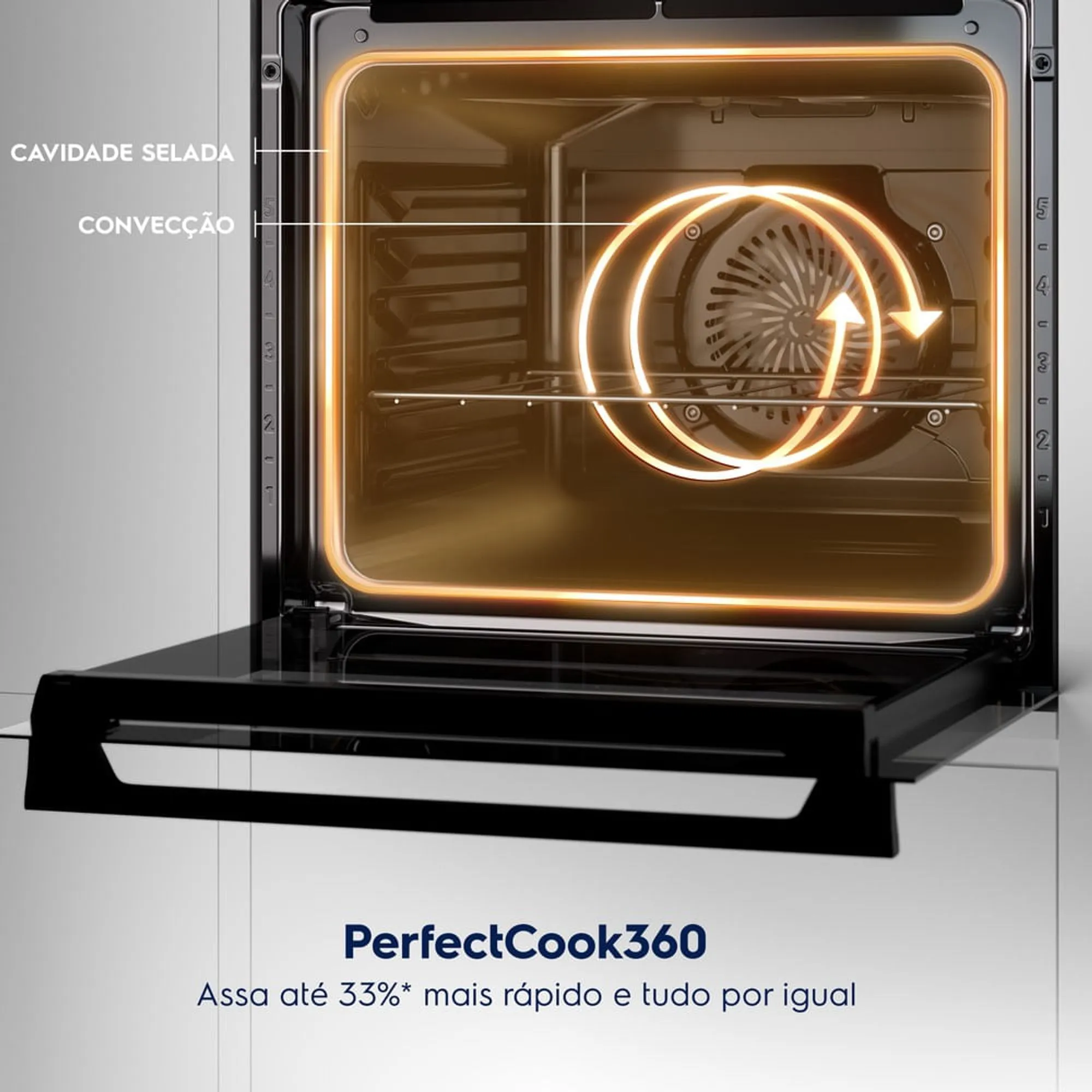 Fogão de Embutir 4 bocas Electrolux Preto Experience Mesa Vidro, Grill e VaporBake (FE4EP)