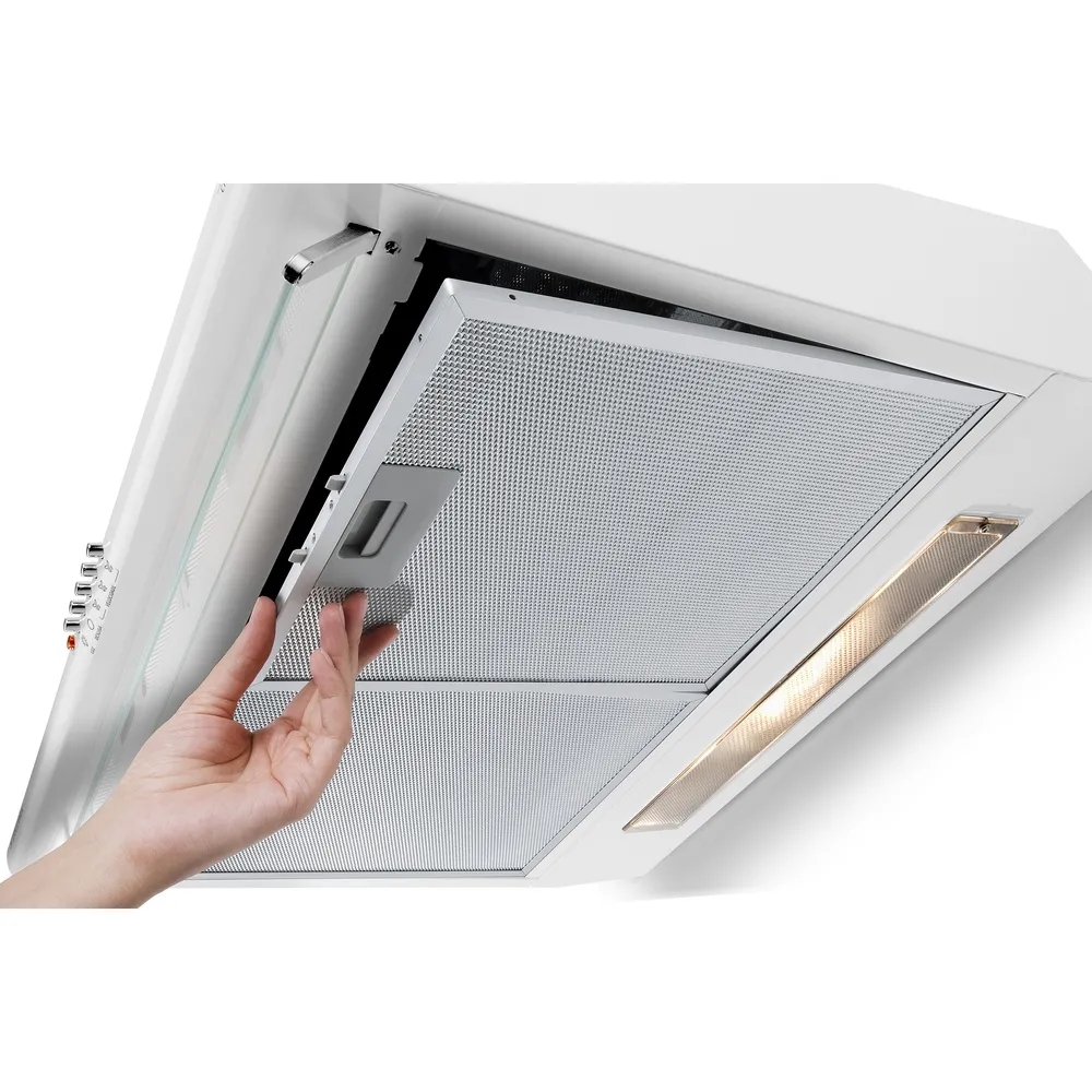 Depurador de Ar Parede Electrolux 60cm Branco com Filtro Lavável e Máscara Captadora de Ar (DE60B)