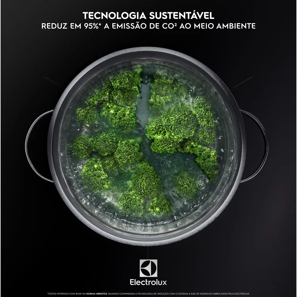 Cooktop 4 Bocas de Indução Electrolux Efficient com Powerboost (IE6LP)