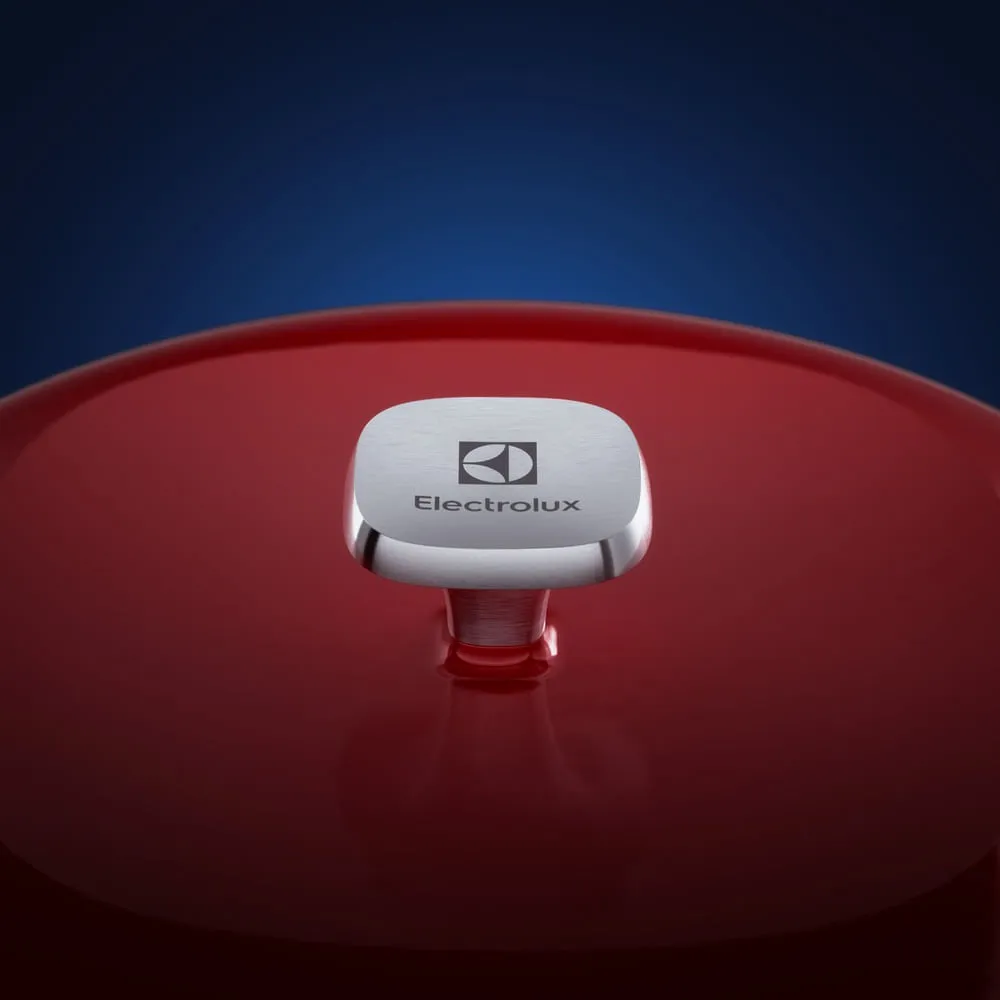 Panela de Ferro Fundido Esmaltado Oval Electrolux Expert 27cm Vermelha