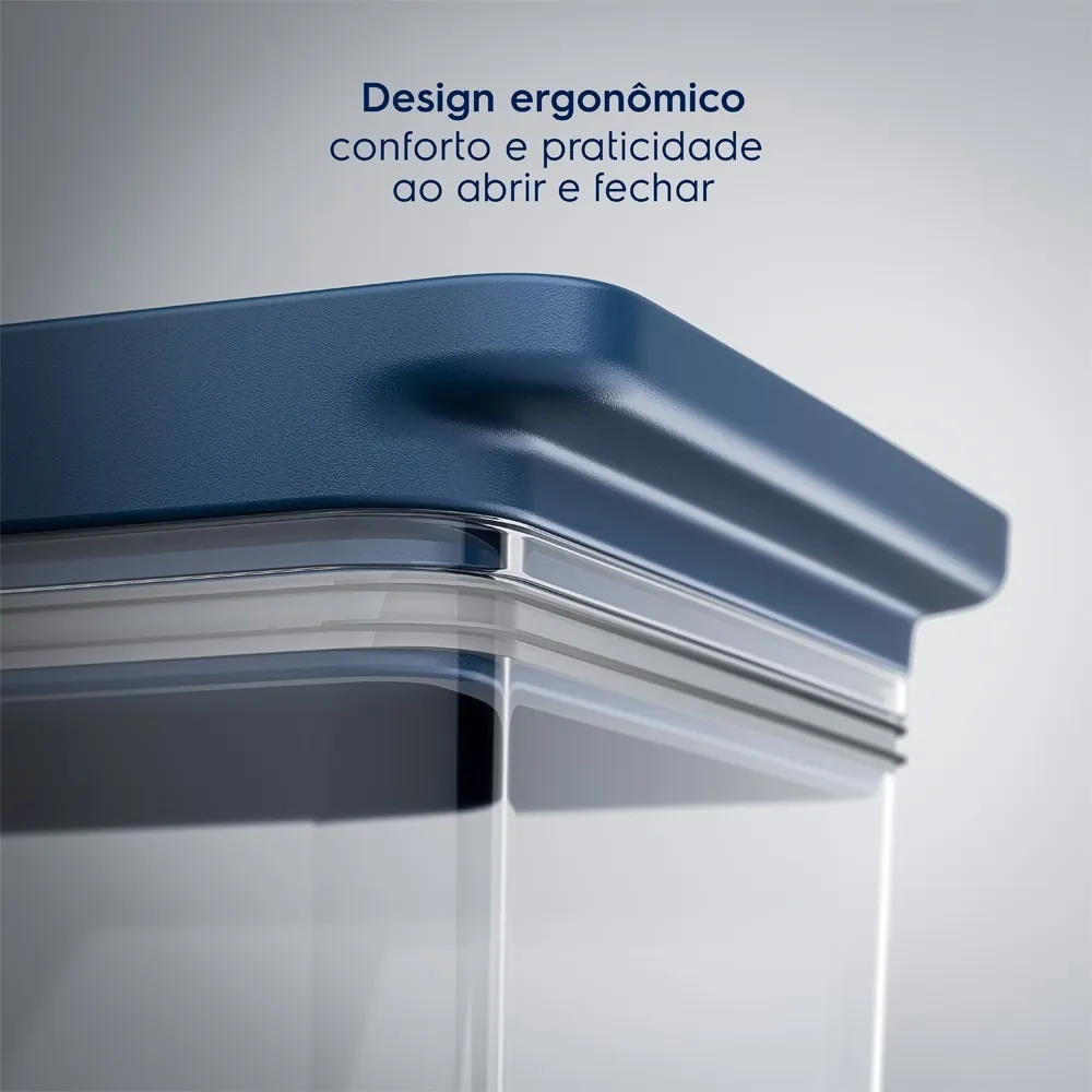 Pote Hermético Organizador Electrolux Experience Empilhável Modular 1,75L